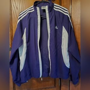 Purple ADIDAS Wind Breaker (Large)